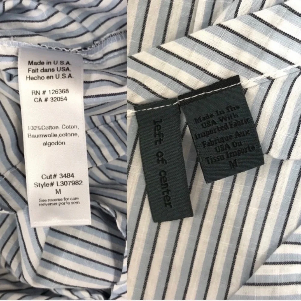 Left of Center M top size M